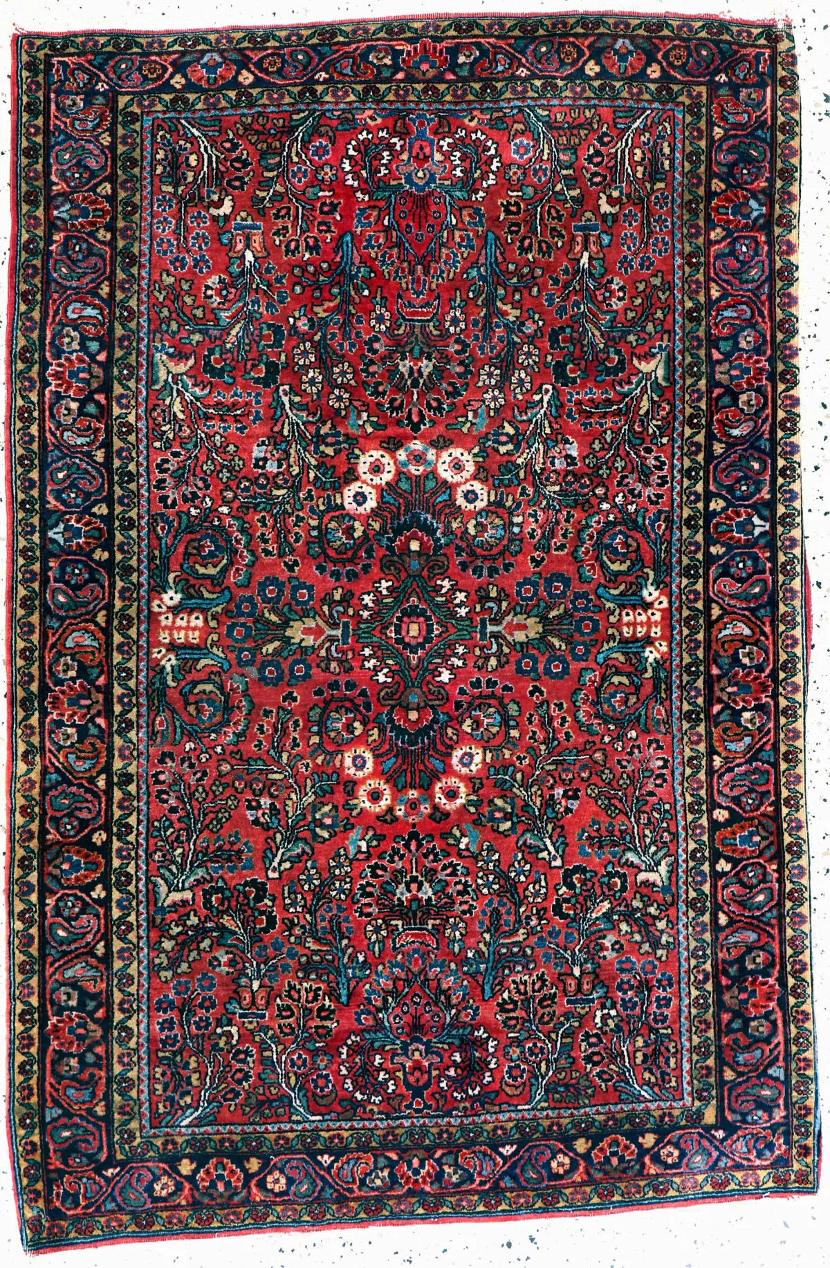 Sarogh herimport VS, Perzië, begin 20e eeuw, wol op katoen, ca. 153 x 102 cm, EHZ: