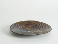 Bowl object in steel wire and silver solder #0026