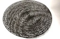 Spiral-Schale aus 4 mm Runddraht. #0033