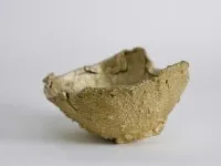 Flammgespritzte Schale aus Bronze #0053