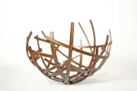 Sculpture en coupe – Forme ouverte en acier #0069