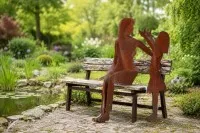 Tuinbank "Moeder en kind" #0608