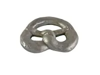 Brezel aus massivem Edelstahlguss #0808