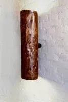 “Korenaar” wandlamp – koper in drijftechniek #0907