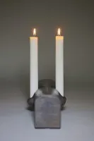 Candlestick by metalworker, sculptor and painter Uwe Schmidt † #1104