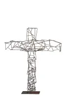 Kreuz aus Schweißdraht #0124