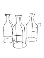 Nature morte – Trois bouteilles à poser #0144