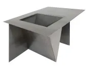 Bijzettafel met krantenvak #0341