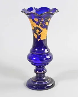 GOUDEN DECOR VAAS JAREN 1920.