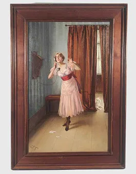 Joies de l'amour ou une conversation téléphonique - Carl Zewy.