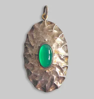 Pendentif Art déco, argent 800.