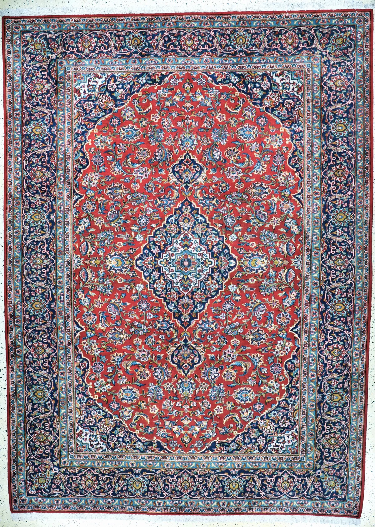 Keschan, Persien, Mitte 20.Jhd, Wolle auf Baumwolle, ca. 339 x 245 cm, leicht