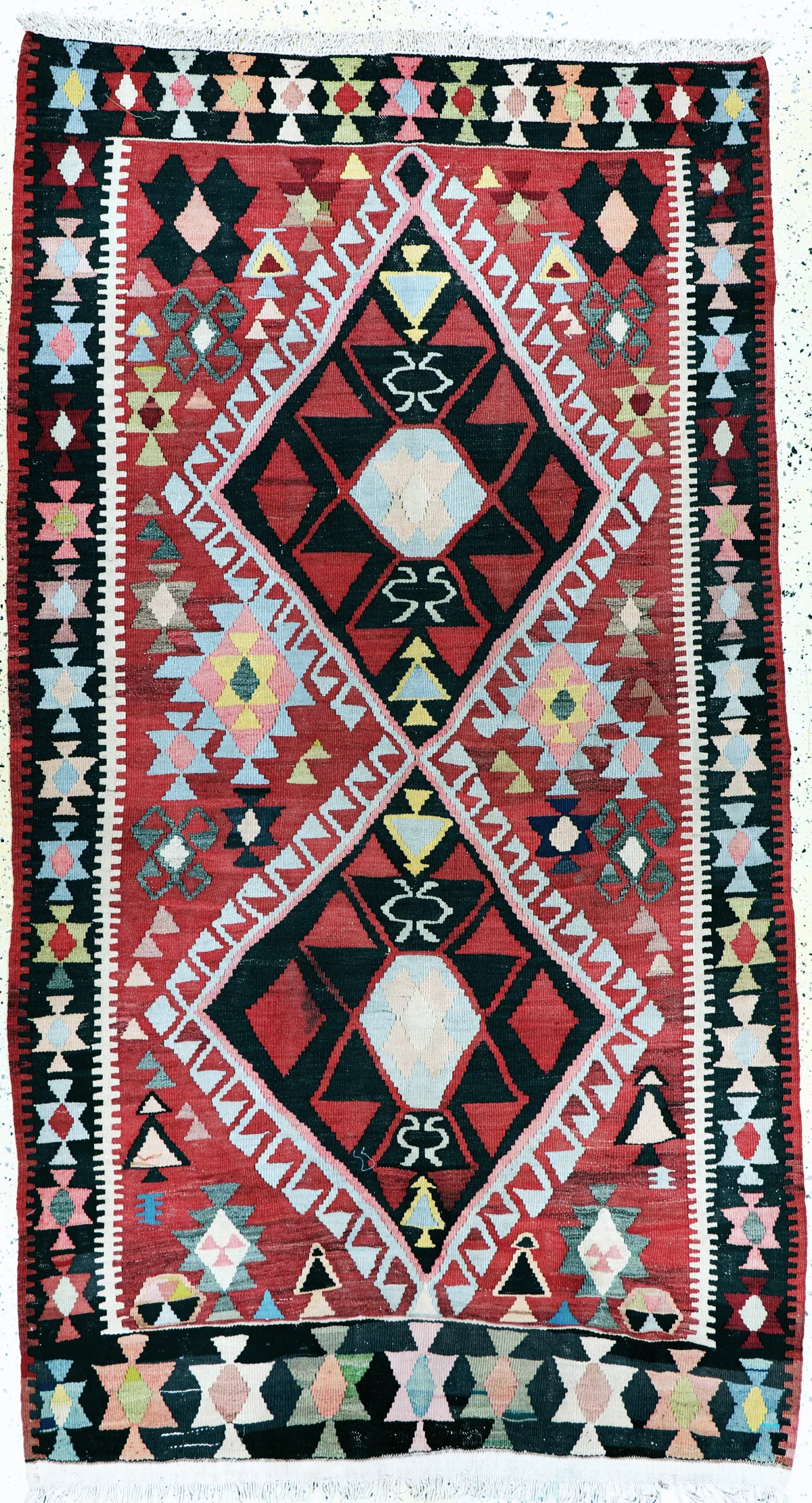Bachtiar Kelim, Persien, Mitte 20.Jhd, Wolle auf Baumwolle, ca. 245 x 135 cm,