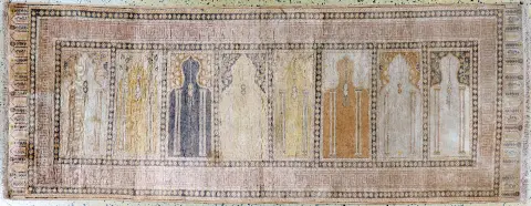 Kayseri, Turkey, early 20th c., mercerized cotton, approx. 230 x 89 cm, EHZ:2-3