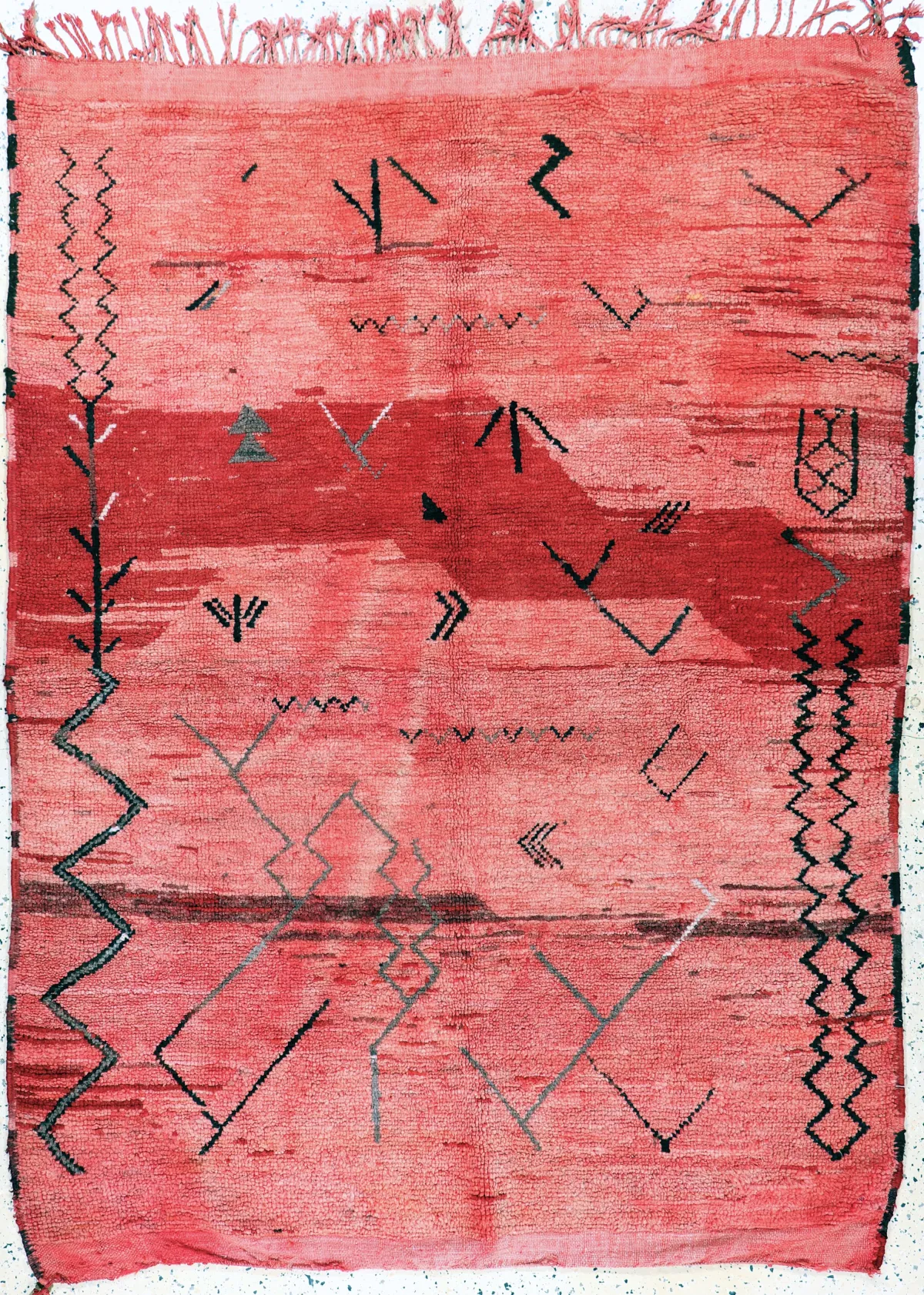 Atlas, Morocco, mid-20th c., wool on wool, approx. 210 x 160 cm, EHZ: 2