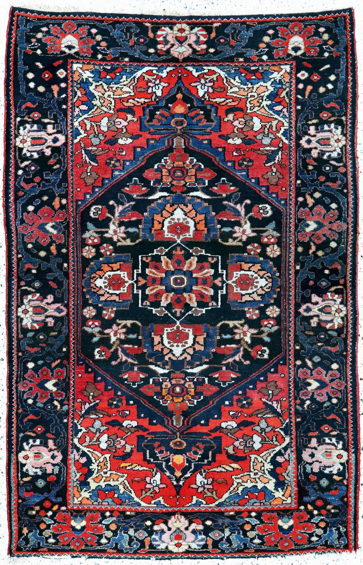 Lilian ancien, Perse, début du 20e siècle, laine sur coton, env. 210 x 140 cm, EHZ : 2-3