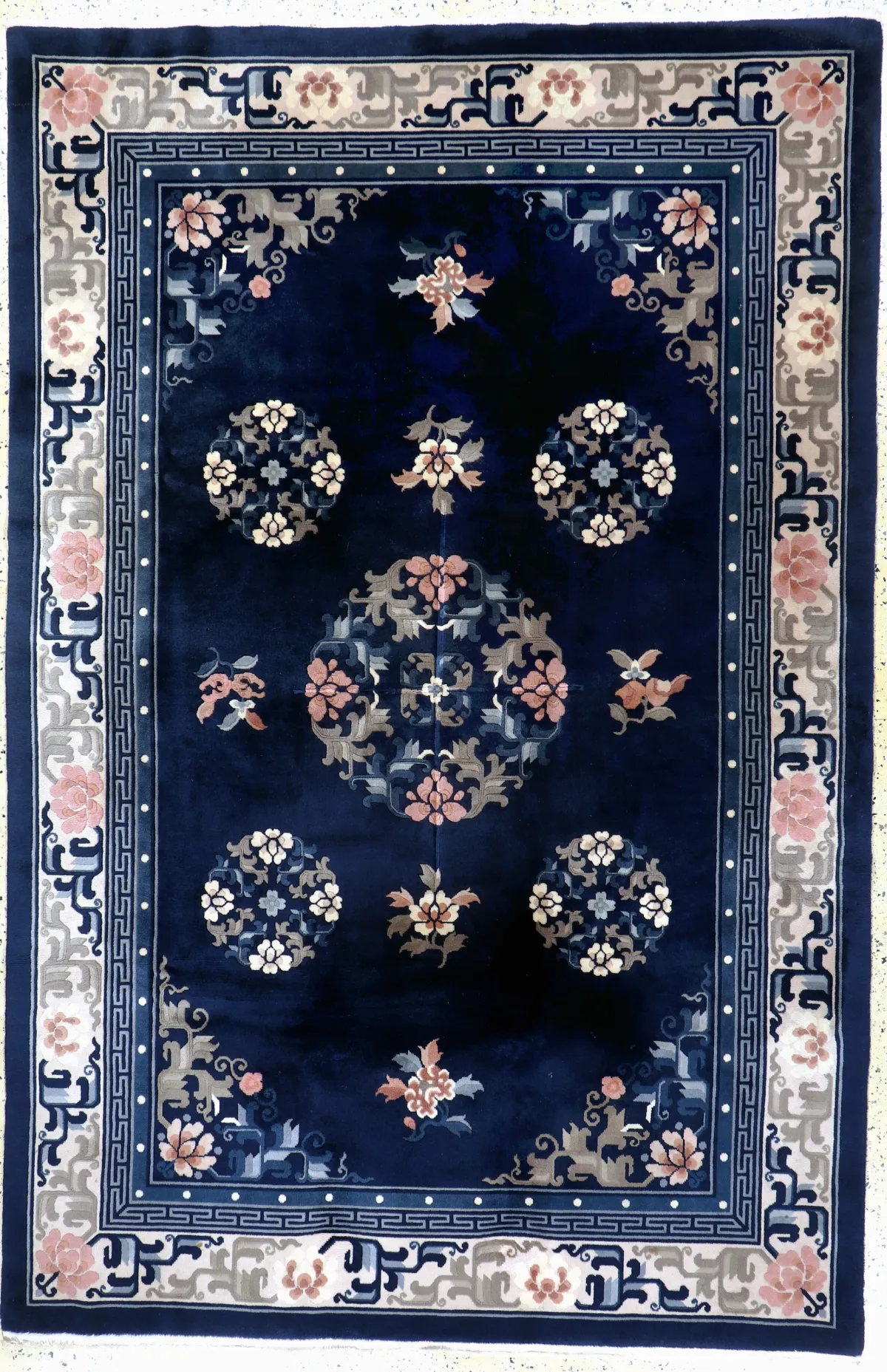Finition antique, Chine, fin 20e s., laine sur coton, env. 274 x 183 cm, EHZ : 2
