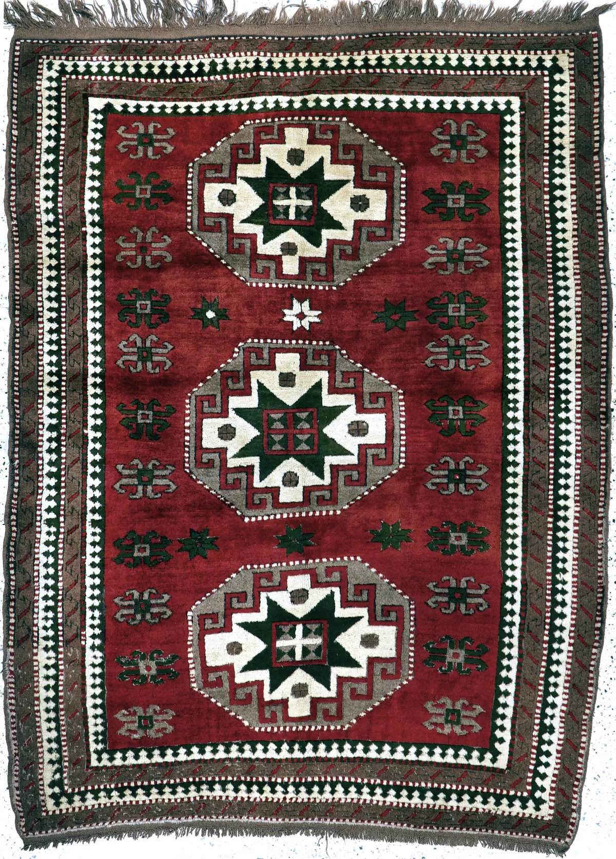 Kars-Kazak, Turkey, mid-20th century, wool on wool, approx. 230 x 172 cm, EHZ: 2