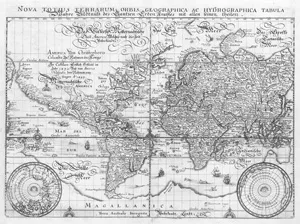 Merian, Matthäus – Nova totius terrarum orbis geographica ac hydrographica tabula