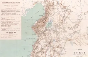 Hausermann, Albert – Carte de la Syrie. (Partie septentrionale)