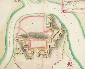 Belgrade – Plan de la forteresse turque de Belgrade