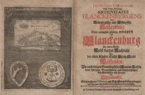 Leuckfeld, Johann Georg – Antiquitates Blanckenburgens