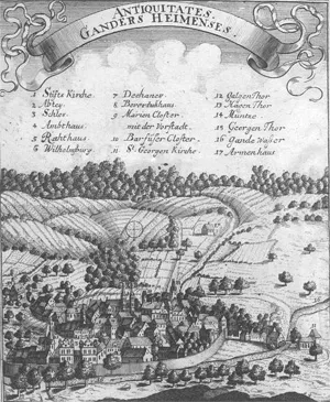 Leuckfeld, Johann Georg – Antiquitates Gandersheimenses + 2 Beibände