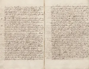 Friedrich Wilhelm von Hohenzollern – Landt-tags Recess. Deutsche Handschrift auf Pepier