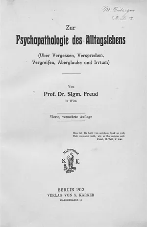 Freud, Sigmund – Psychopatologia życia codziennego