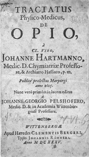 Hartmann, Johann – Tractatus Physico-Medicus, de Opio
