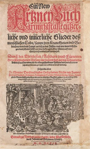 Wirsung, Christoph – Ein New Artzney Buch