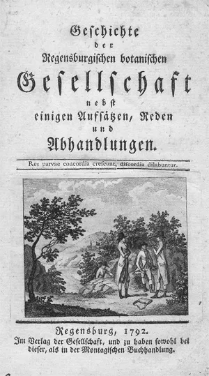Geschichte der Regensburgischen – botanischen Gesellschaft