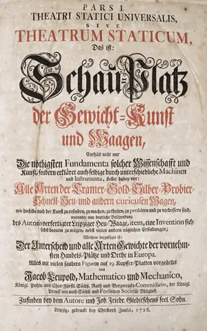 Leupold, Jacob – Theatrum Staticum