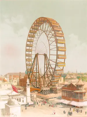 Wereldtentoonstelling Chicago – Reeks van 18 chromolithografische platen