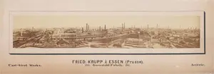 Werden, Hugo van en Krupp – Fried. Krupp te Essen (Pruisen), Staalfabriek