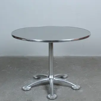 JORGE PENSI. Amat-3 for Knoll, garden/bistro table, model 'Toldedo', 1980s, Spain.
