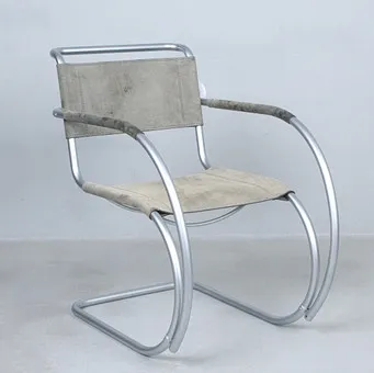 BESAU MARGUERRE / MIES VON DER ROHE. für Thonet, Freischwinger, Modell 'S 533 F', limitiert, Ed. 034/100, Jubiläumsedition.