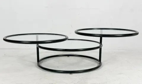 Bijzettafel / coffee table uit de jaren 1980.
