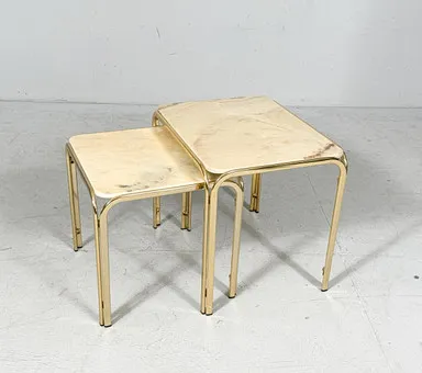 Mid Century 2er Satztische/Beistelltische, Deutschland, 1970er Jahre.