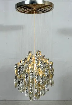 Mid Century спиральный потолочный светильник / Ceiling Lamp от Verner Panton для Lüber AG, модель: SP1, Германия, 1970-е годы, ранний экземпляр.