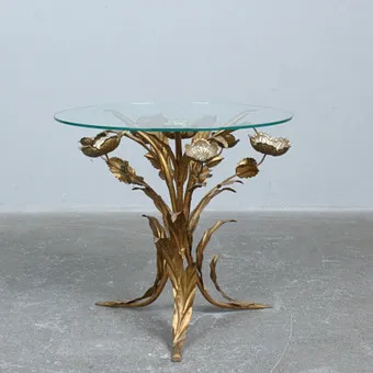 HANS KÖGL. Bijzettafel/salontafel, jaren 1970/Hollywood Regency.
