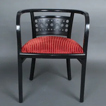 OTTO WAGNER. Thonet, Armlehnstuhl, Modell '' 6526 '' Entwurf 1906, Österreich.