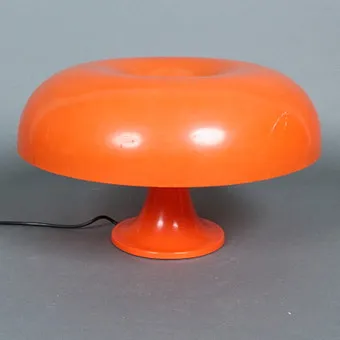 GIANCARLO MATTIOLI. Artemide. Table lamp, model 'Nesso', first series, 1960s, Italy.