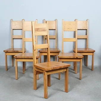 KARL ANDERSSON & SÖNER. Set stoelen / eetkamerstoelen, Zweden, jaren 1970.
