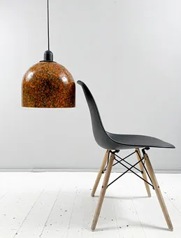 Stropní lampa Mid Century od Peil & Putzler, Německo, 70. léta.