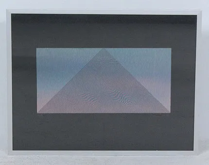 JÜRGEN LIT FISCHER (1941-2005). (BK) 'Klang-Bild', 1986, Serigrafie, Ed. 5/50, signiert.