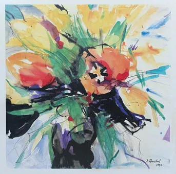 MONA ARNOLD. AFTER. Print (1991), framed.