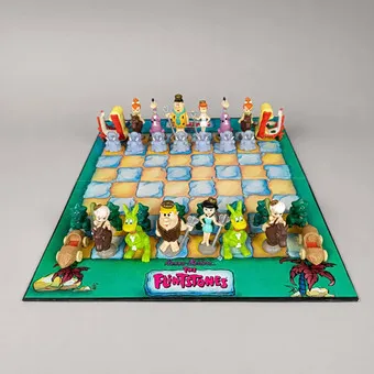CHESS SET "THE FLINTSTONES" - HANNA-BARBERA 1993.