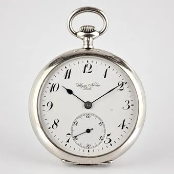 СЕРЕБРЯНЫЕ КАРМАННЫЕ ЧАСЫ - Ulysse Nardin, Le Locle/Genève, Швейцария, ок. 1900 г.