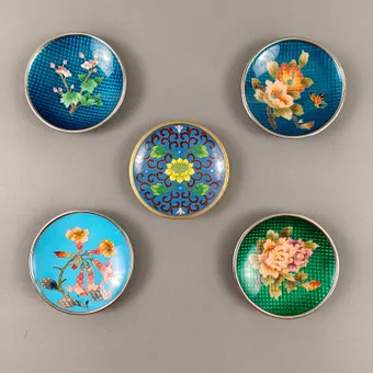 Konvolut kleine SCHÄLCHEN - China 20. Jh., 5 Stück.